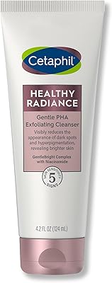 Nettoyant pour le visage cetaphil nettoyant exfoliant doux healthy radiance réduit visiblement l'apparence