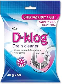 Nettoyant pour canalisations pedilite d-clog (40 g) - lot de 3