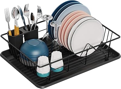 Égouttoir à vaisselle en acier inoxydable, support de rangement pour vaisselle de cuisine