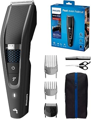 Tondeuse à cheveux philips pour hommes série 5000 cadran longueur réglable avec 28