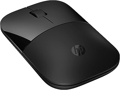 Souris sans fil hp z3700, ambidextre, optique, rf sans fil, 1 200 dpi
