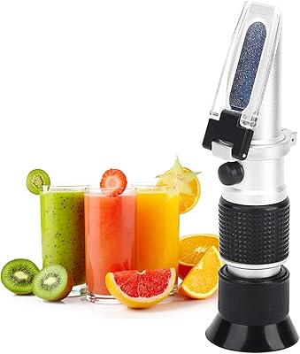 Réfractomètre numérique brix 0-90% testeur de sucre automatique mesure de la température sirop
