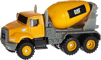 Bétonnière en métal moulé cat, noir/jaune/gris, 1 paquet de 4 pouces, 82254. Électroménager, mode, beauté... Diaytar a tout en stock