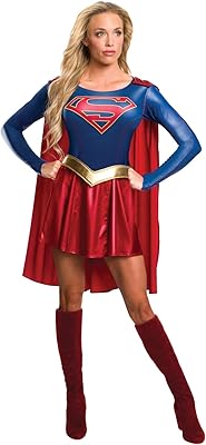 Robe de costume supergirl tv taille adulte rubie's pour femme (paquet de 1)