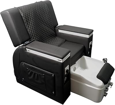 Fauteuil de spa électrique avec télécommande, masseur électrique, chaise réglable et bassin