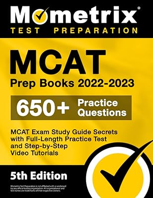 Livres de préparation mcat 2022-2023 - guide d'étude de l'examen mcat secrets, test