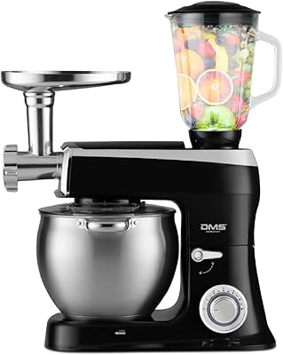 Dms germani - robot culinaire 3 en 1, 2 200 watts, kmfb-2200b