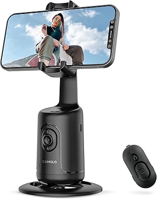 Trépied de suivi automatique du visage avec télécommande support de téléphone portable