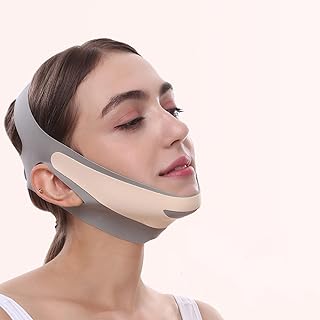 Masque de lifting du visage réutilisable en forme de v ceinture visage masque