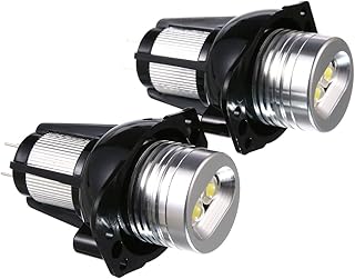 Movflax 2 pièces angel eye markker halo ampoule de projecteur led pour conversion
