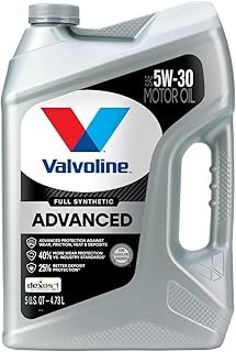 Huile moteur entièrement synthétique valvoline sae 5w-30 5 pintes