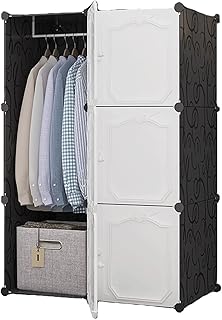 Armoires combinées portables pliantes avec portes et tringles modulaires de rangement. Diaytar : L'e-commerce accessible à tous les Sénégalais