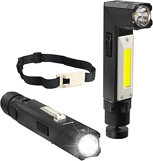 Lampe de poche led rechargeable proton, lampe de travail magnétique à led, lampe