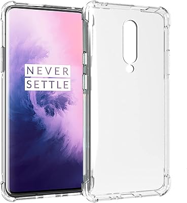 Compatible avec la coque oneplus 7 pro, fine, transparente, souple, technologie d'absorption