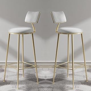 Ensemble de 2 pièces, chaise haute moderne et décontractée, chaise de salle à
