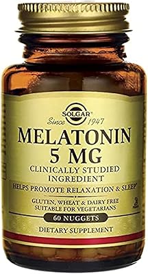 Mélatonine solgar, 5 mg - 60 pépites