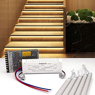 Kit d'éclairage led intelligent comigan, capteur de mouvement à motif séquentiel kmg-3233, bande