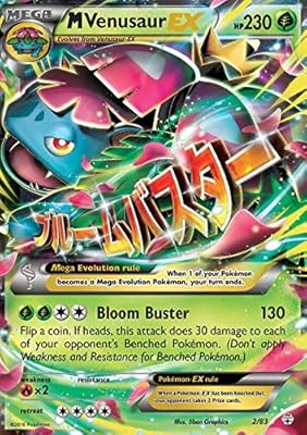 Pokemon - mega m venusaur ex (2/83) - générations - holo