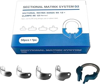 Système de matrice sectionnelle dentaire windplusia, aligneurs rechargeables, aligneurs métalliques sectionnels circonférentiels, anneau