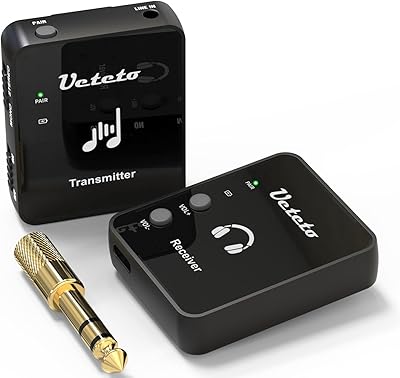 Système de surveillance intra-auriculaire sans fil yueto système em stéréo 2,4 g