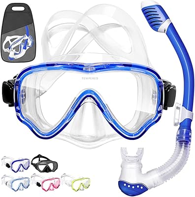 Wai fang dry snorkeling set lunettes de vue large à 180