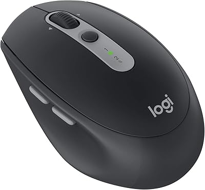 Souris sans fil logitech avec fonction silencieuse, compatible avec plusieurs appareils - bleu