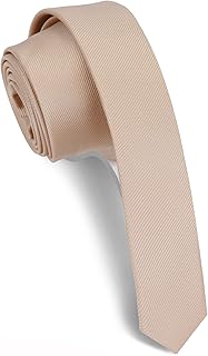 Mode 1. cravate fine de couleur unie pour hommes + coffret