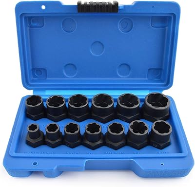 Janbla kit d'outils de retrait de boulons et d'écrous de 13 pièces, jeu