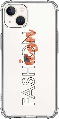 Coque transparente classique stylisée compatible avec apple iphone 13, airbag souple anti-chute, gel