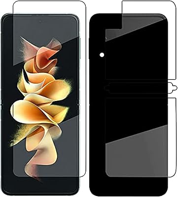 Al hutrushi protecteur d'écran compatible avec samsung galaxy z flip 3 2021 film