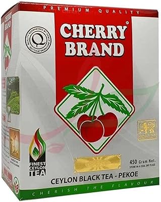 Thé noir de ceylan de marque cerise - pekoe 450 gm