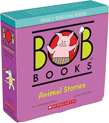 Bob books - coffret animal stories phonics, 4 ans et plus, maternelle