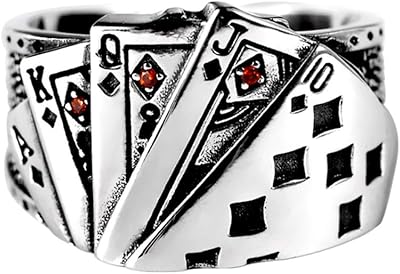 Bague ouverte en argent pour hommes et femmes bagues de déclaration
