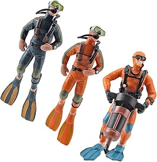 Glstoy 3 pièces modèle de plongeur garçon jouet miniatures mini jouet miniature flottant plongeur persona figure minuscules personnes plongeur figurine aquarium décor aquarium décoration sable table ornements gâteau statue. Diaytar : Le choix malin des consommateurs sénégalais