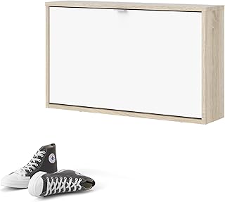 Armoire à chaussures tvilum, chêne blanc, 59000