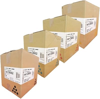 Ensemble de cartouches de toner à rendement standard ricoh savin mp c8002