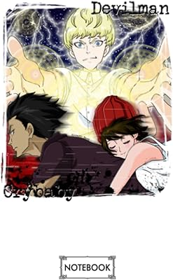 Devilman crybaby g81343 carnet : 6 x 9 120 pages, journal, agenda, couverture