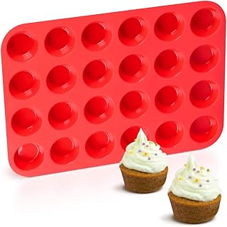 Mini moule à muffins en silicone kake team, capacité de 24 tasses à gâteau, moule à pâtisserie en silicone antiadhésif sans bpa, 1 paquet. Diaytar Sénégal : Innovation digitale et prix attractifs