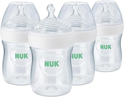 Biberon nuk simply natural avec safe team, 150 ml, paquet de 4