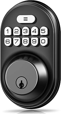 Serrure de porte d'entrée sans clé serrure à clavier électronique fizz