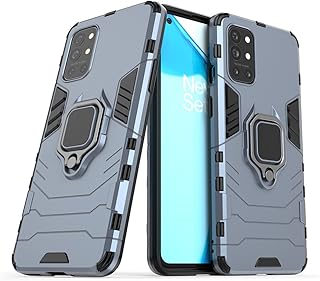 Coque de protection robuste double couche compatible avec oneplus 9r 5g avec anneau
