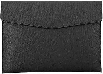 Goodrun classeur a4 en cuir pu porte-documents dossier enveloppe étanche avec fermeture