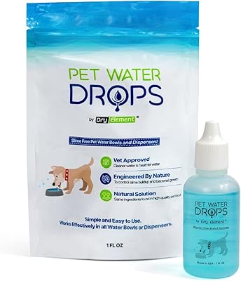 Gouttes d'eau pour animaux de compagnie - additif d'eau pour chiens et chats pour les soins bucco-dentaires - empêchez le bol d'eau pour animaux de compagnie et le distributeur à glissière de fontaine - pour une haleine et des dents fraîches. Diaytar : Là où commence votre expérience shopping idéale