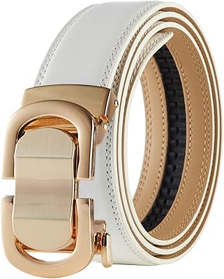 Ceinture de créateur en cuir tonywell pour hommes avec boucle confortable et élégante