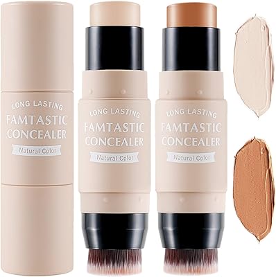 Stylo contour surligneur erinade avec pinceau - stylo bronzant, maquillage imperméable et longue