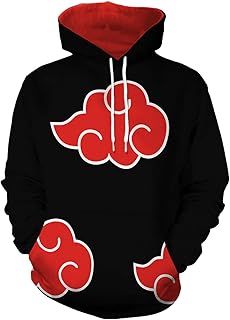 Uu-style hommes akatsuki cloud pull à manches longues bomber jacket uchiha itachi cosplay