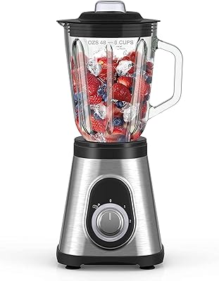 Mélangeur à smoothie en verre mélangeur 700 w avec pichet en verre