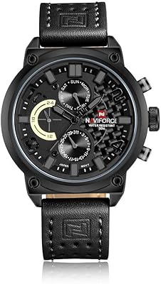 Montre décontractée pour homme analogique en acier inoxydable - 9068