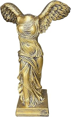 Statue de buste grec ailé de samothrac, statue de déesse de la victoire