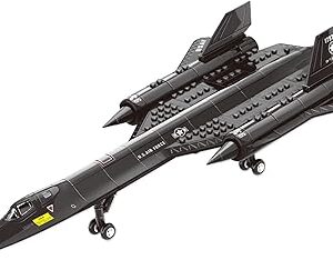 Ensemble de blocs de construction de l'avion récepteur seiki sr-71 noir (183 pièces) - jouets et cadeaux militaires design pour enfants et adultes. Shopping en ligne au Sénégal ? Pensez Diaytar !